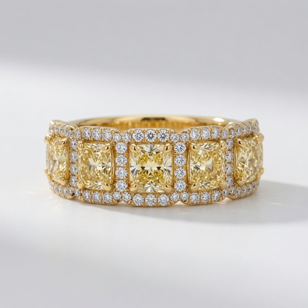 Yellow Diamond Wedding Ring